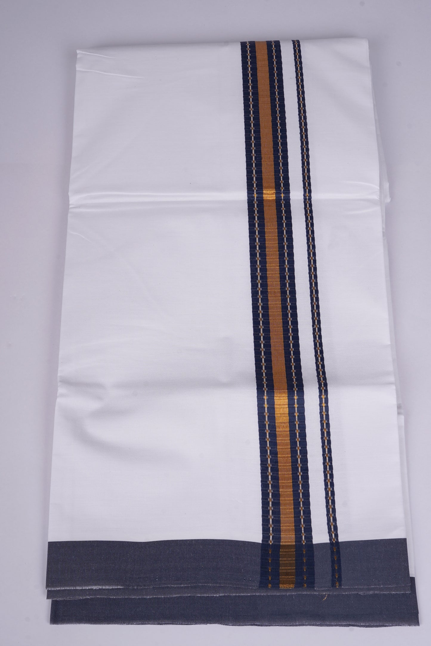 FS-108 W/S DHOTI  2.00 MTR - Navy Blue