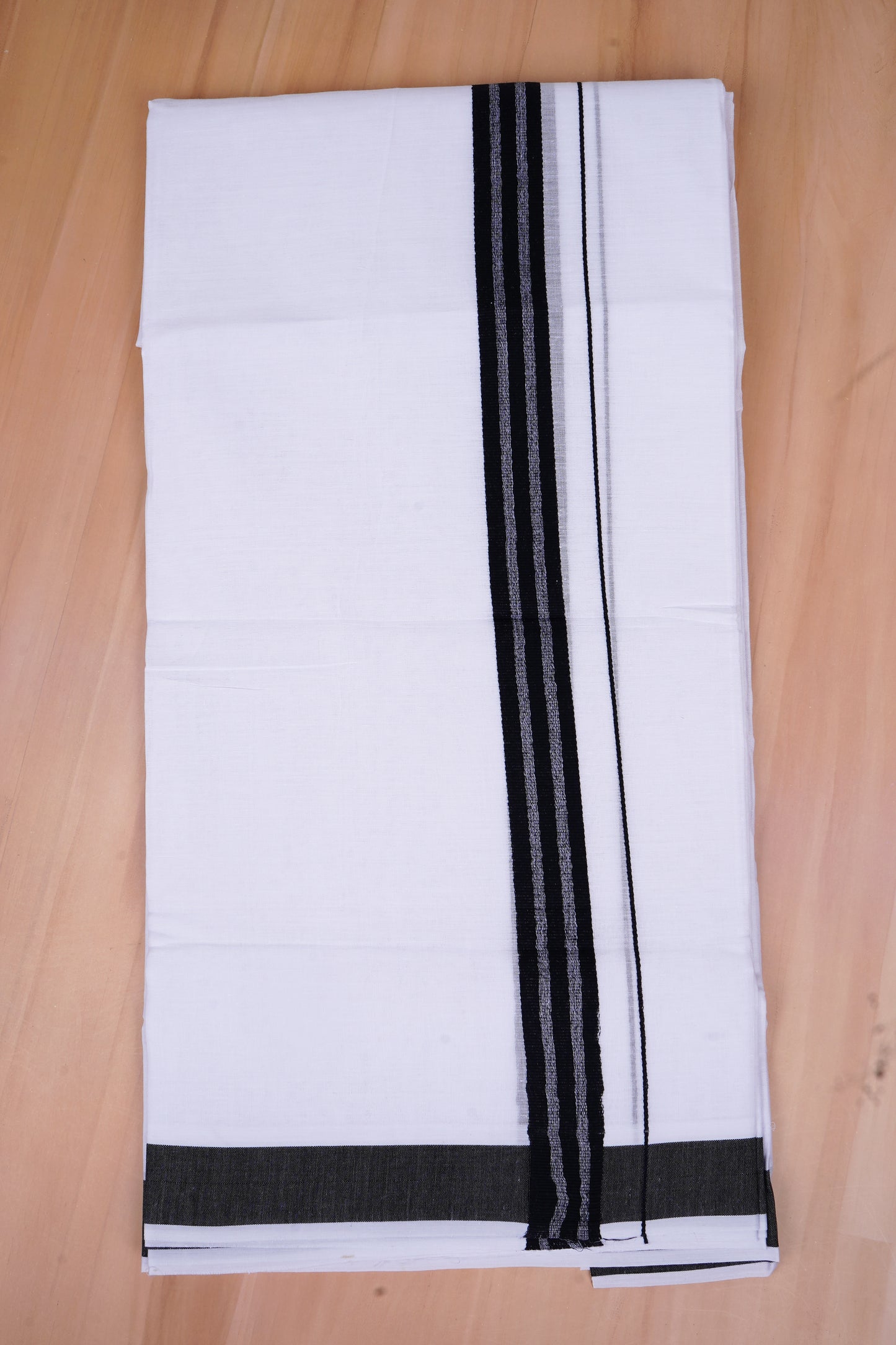 FCD-502 W/D DHOTI 3.80 MTR-Black