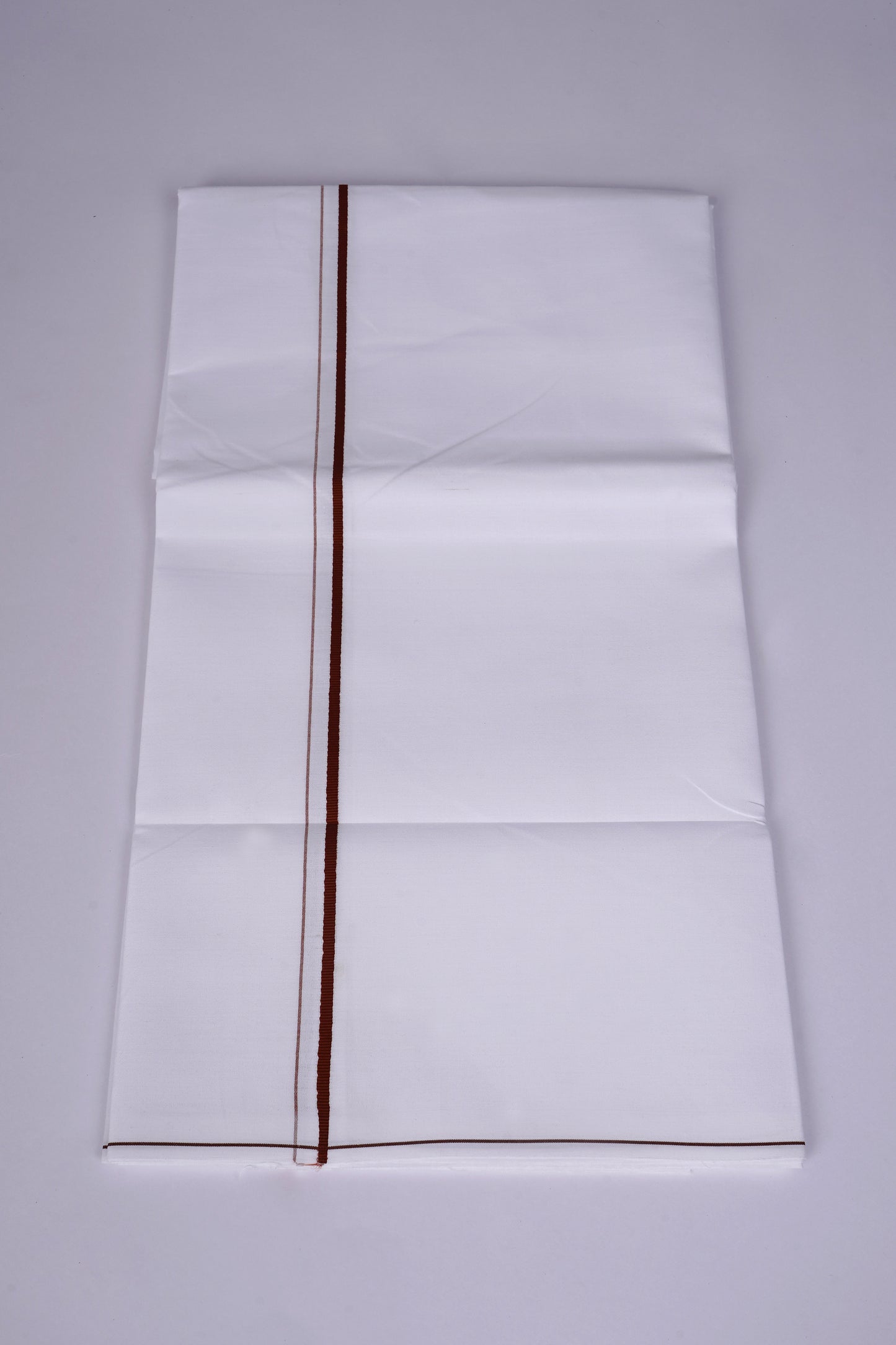 SS-STAIN FREE W/S DHOTI  2.00 MTR - Maroon