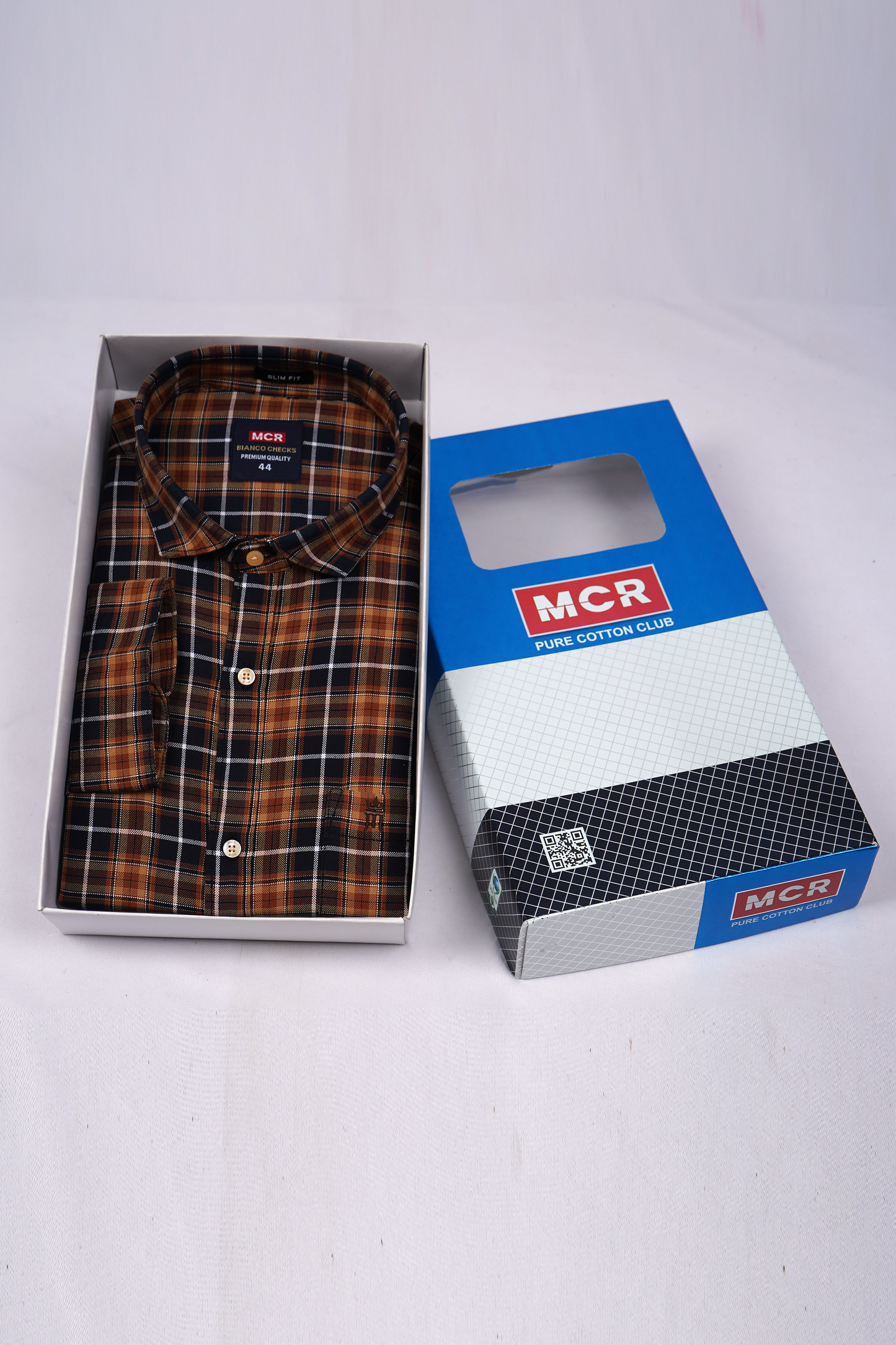 MCR BIANCO CHECKS 91007 Full Sleeve Formal Color Shirt For Men