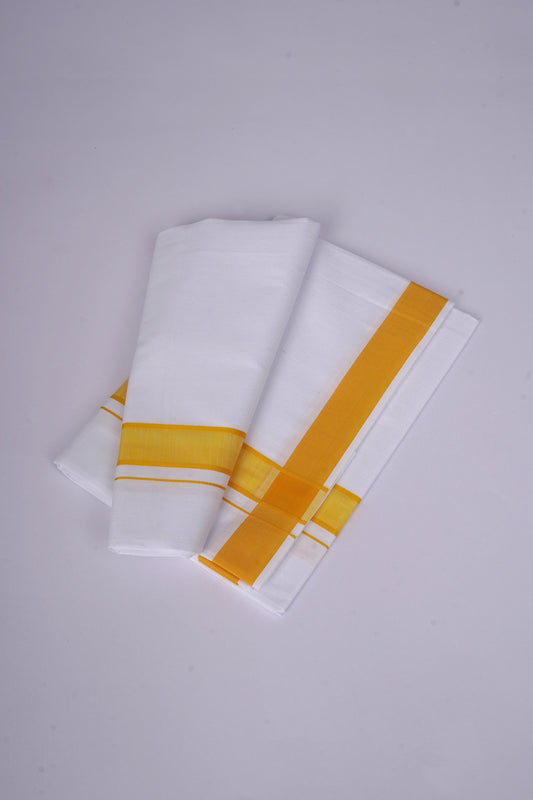FS-119 W/S DHOTI  1.90 MTR - yellow
