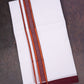 FD-176 W/D DHOTI 3.80 MTR-Dark Pink