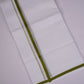 HD-24 WHITE DOUBLE DHOTI  3.80 MTR - Green