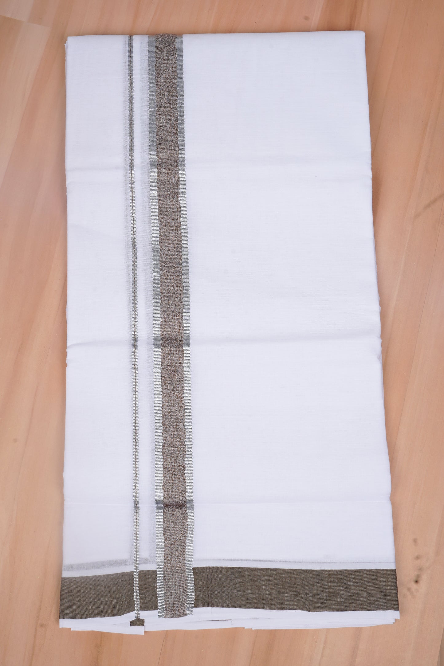 FCD-505 W/D DHOTI 3.80 MTR-light Brown