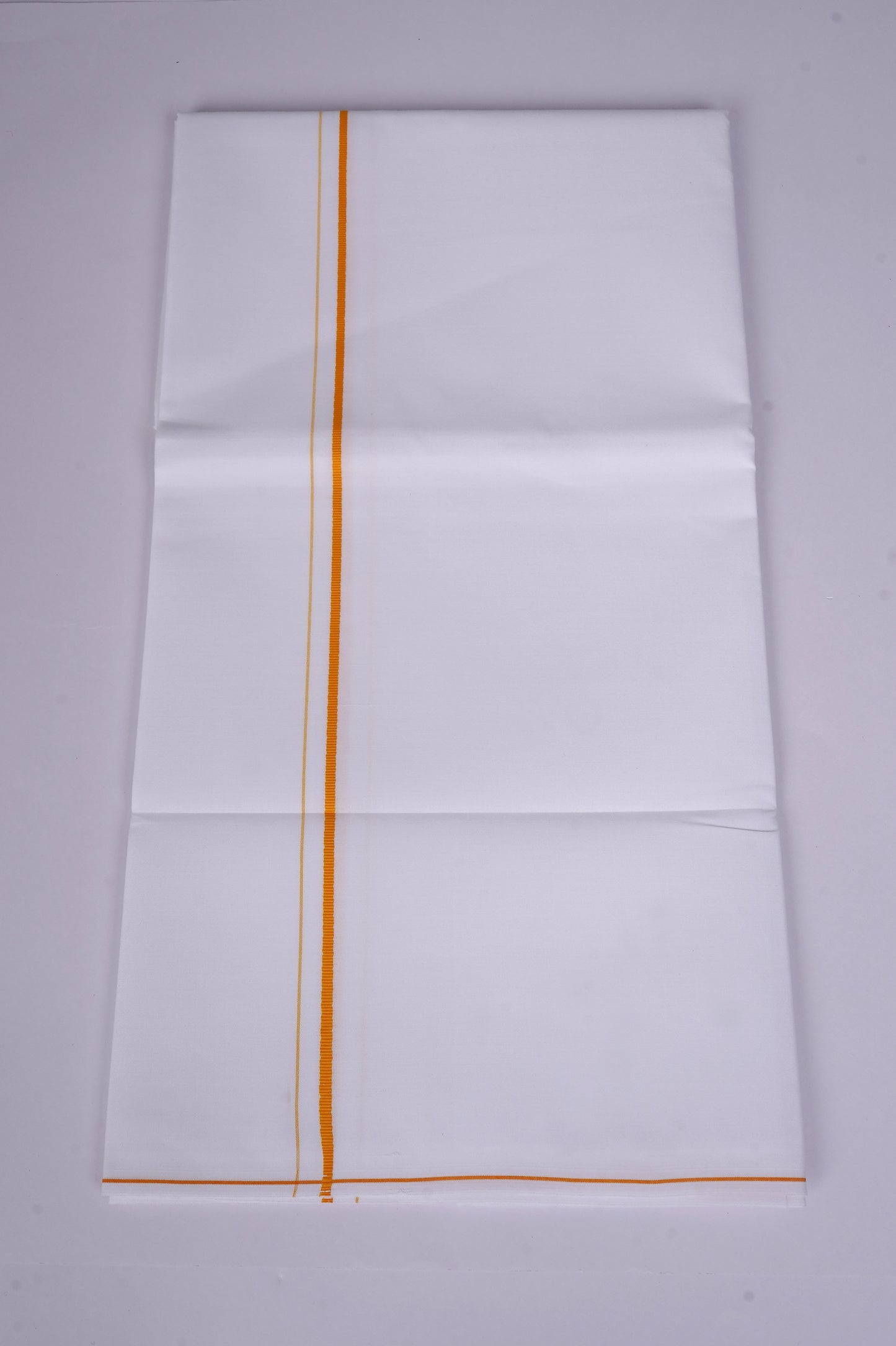SS-STAIN FREE W/S DHOTI  2.00 MTR - Yellow