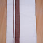 FCD-501 W/D DHOTI 3.80 MTR-Dark Maroon