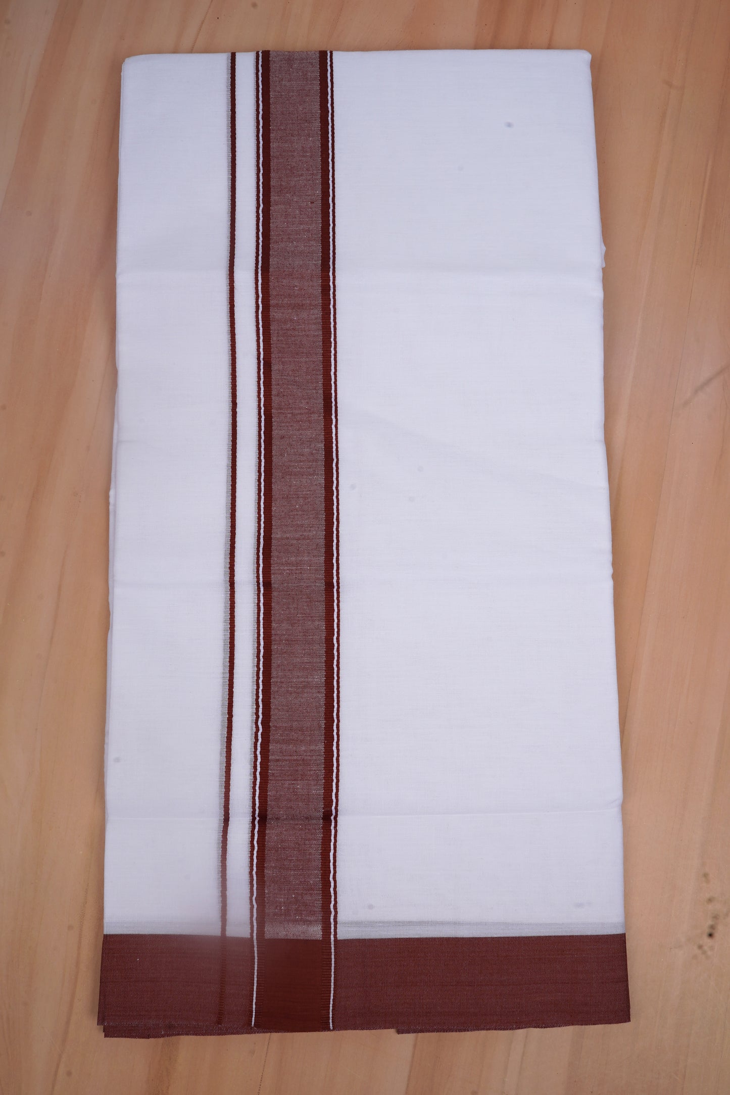 FCD-501 W/D DHOTI 3.80 MTR-Dark Maroon