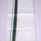 FS-115 W/S DHOTI 2.00 MTR - GOLD DARK BLUE