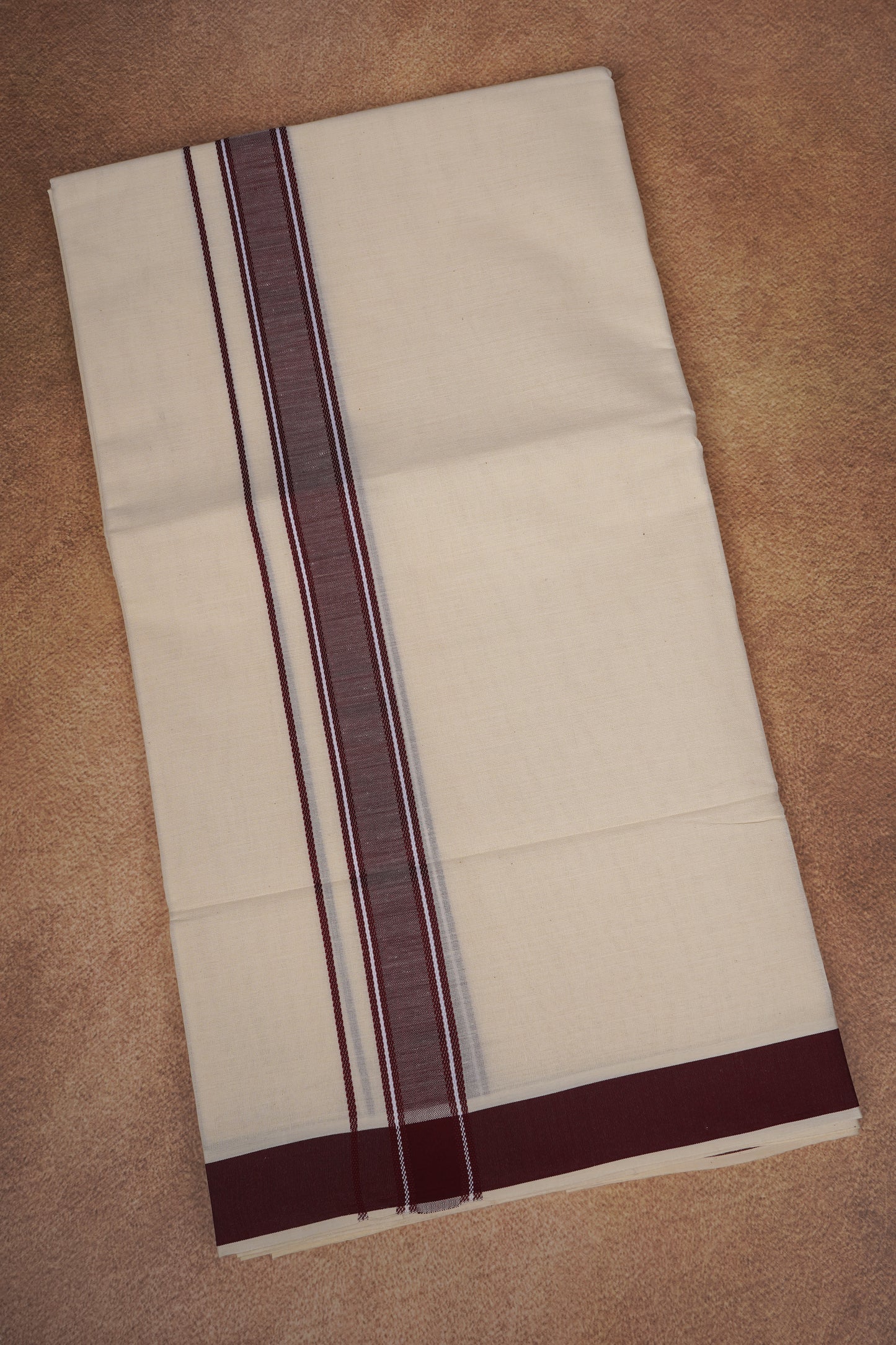 FD-116C C/D DHOTI   3.80 MTR-Dark Maroon