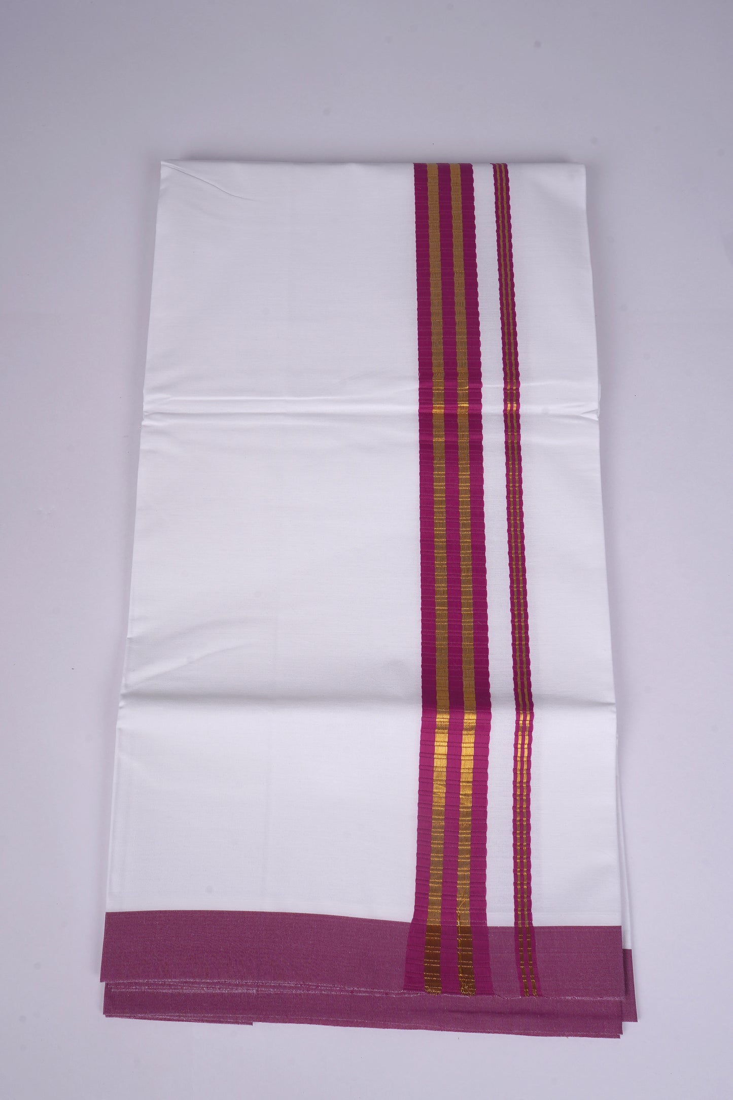 FS-100 W/S DHOTI  2.00 MTR - Dark Violet