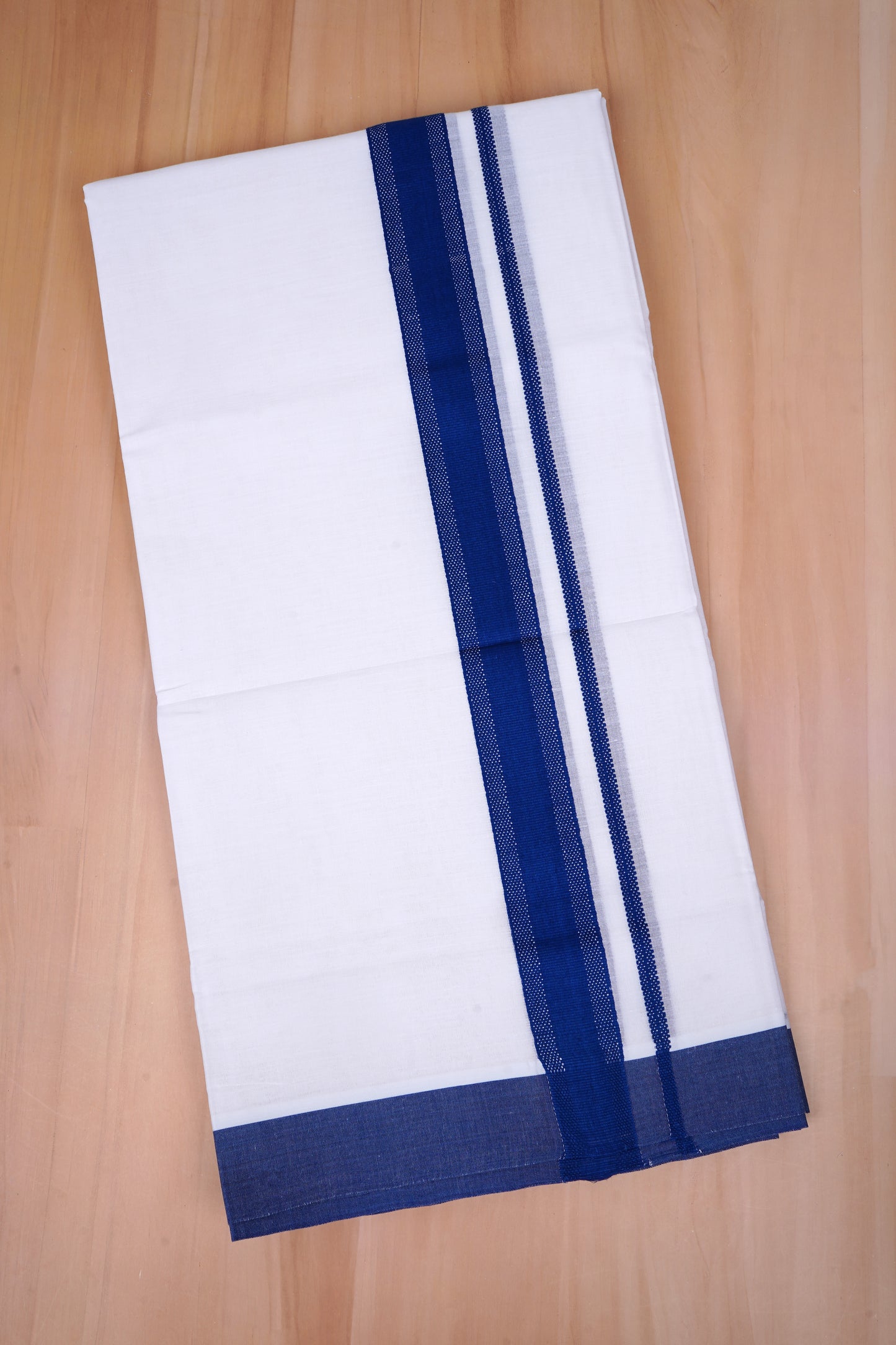 FCD-246 W/D DHOTI 4.00 MTR-Dark Blue