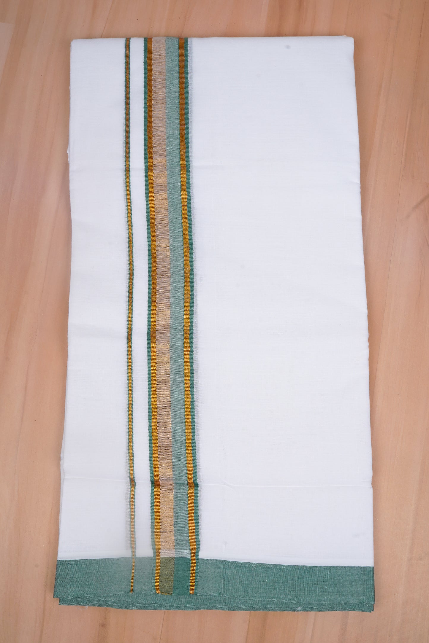 FCD-519 W/D DHOTI 3.80 MTR-Light Green