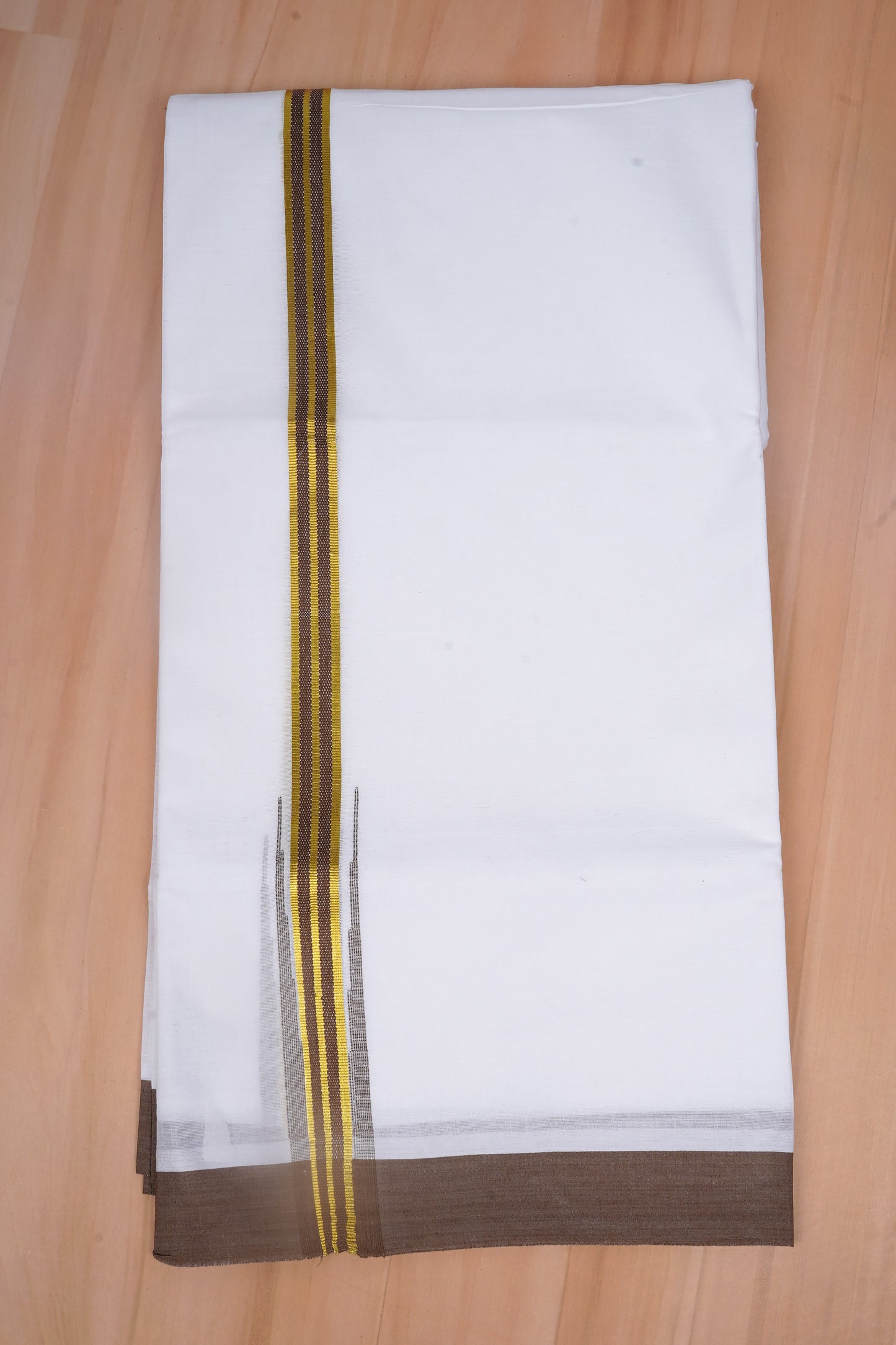 FCD-594 W/D DHOTI 3.80 MTR - Brown