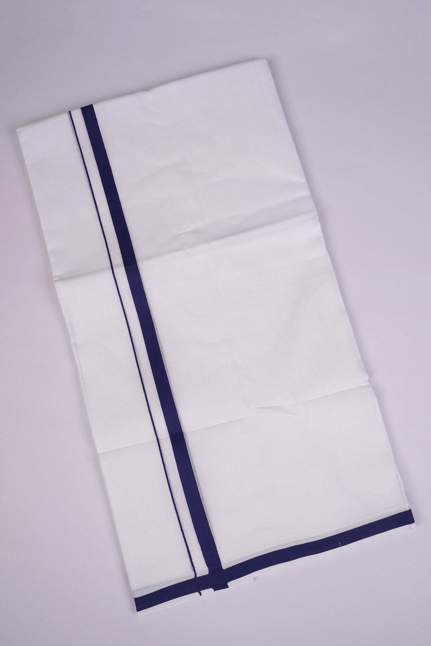 HD-28 W/D DHOTI  3.80 MTR-Navy Blue