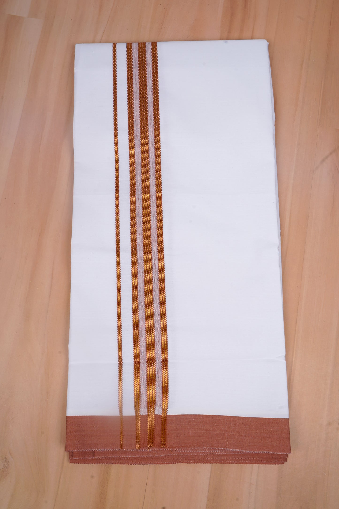Heritage Gold W/S Dhoti 2.00 MTR - Copper