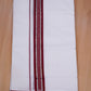FCD-520 W/D DHOTI 3.80 MTR-Dark Maroon
