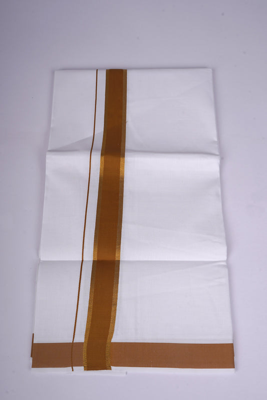 FS-115 W/S DHOTI 2.00 MTR - GOLD BROWN