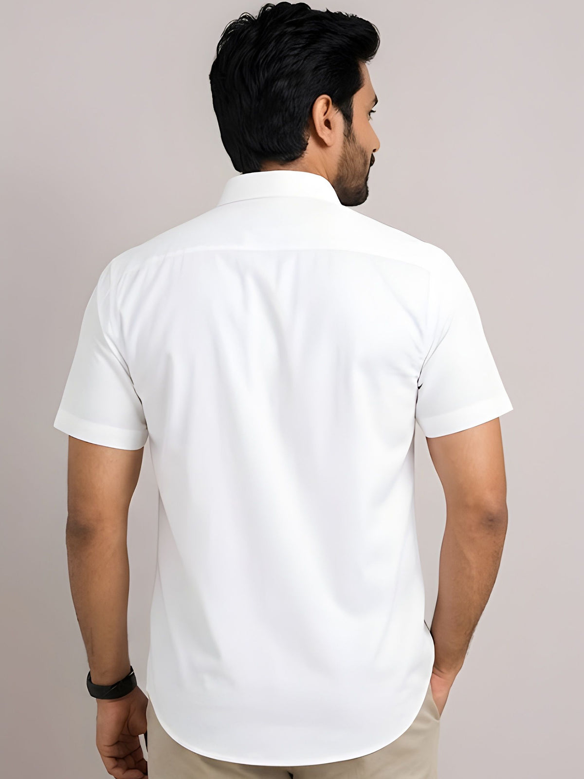 Mega Formal White Shirt For Men-Apple Cut
