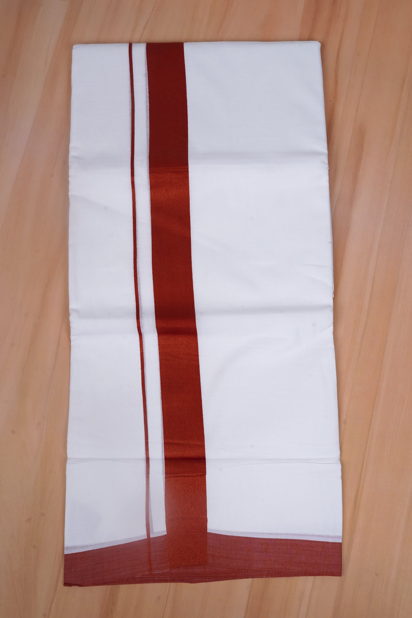 FCD-76 W/D DHOTI 3.80 MTR-Maroon
