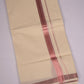 RGD-10C CREAM DOUBLE DHOTI  4.00 MTR