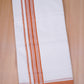 FCD-393 W/D DHOTI 3.80 MTR- Orange