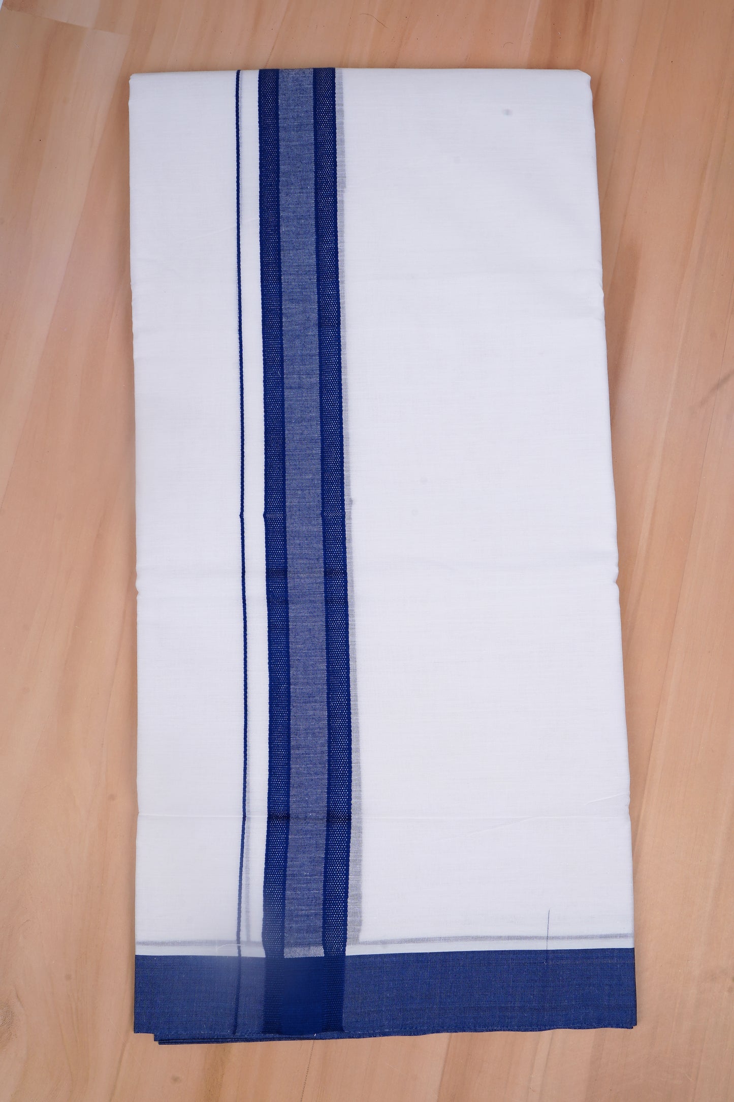FCD-391 W/D DHOTI 3.80 MTR- Blue