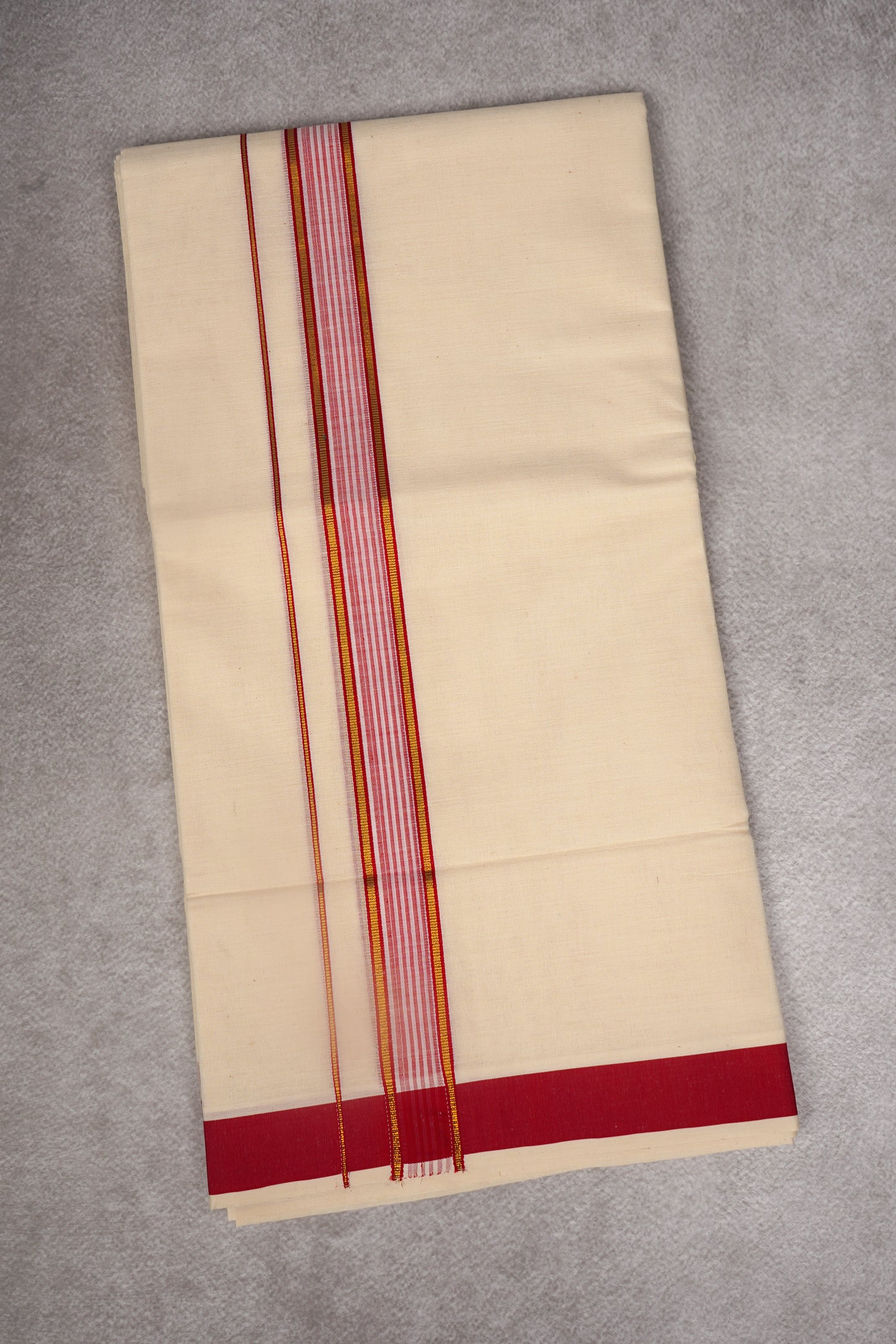 FD-186C C/D DHOTI  3.80 MTR-Dark Pink