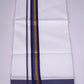 FS-93 W/S DHOTI 2.00 MTR - GOLD DARK BLUE