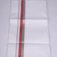 FS-124 W/S DHOTI  1.90 MTR - Silver Red