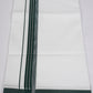 FS-129 W/S DHOTI  1.90 MTR - Dark Green