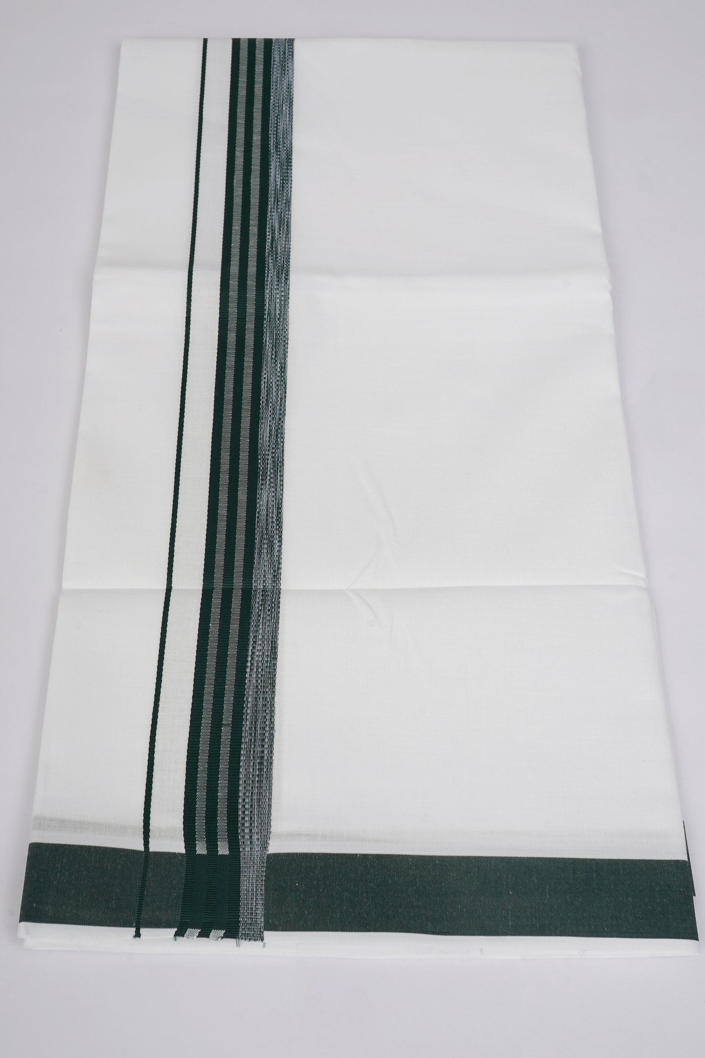FS-129 W/S DHOTI  1.90 MTR - Dark Green