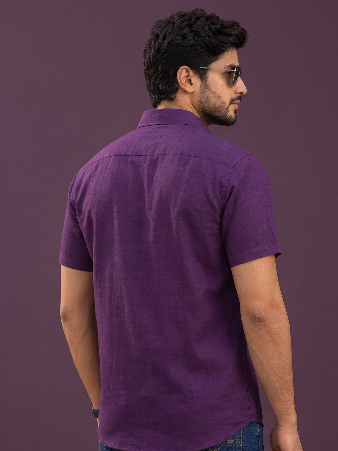MCR VEGA FORD 23005 Half Sleeve Formal Color Shirt For Men