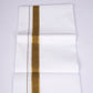FS-115 W/S DHOTI 2.00 MTR - GOLD DARK MAROON