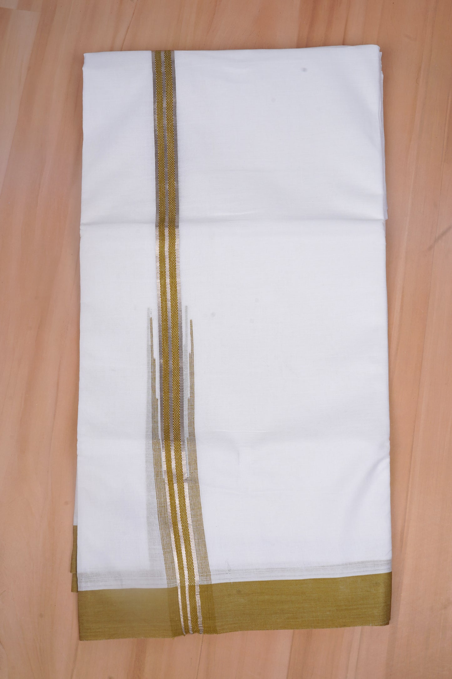 FCD-594 W/D DHOTI 3.80 MTR - Olive Green
