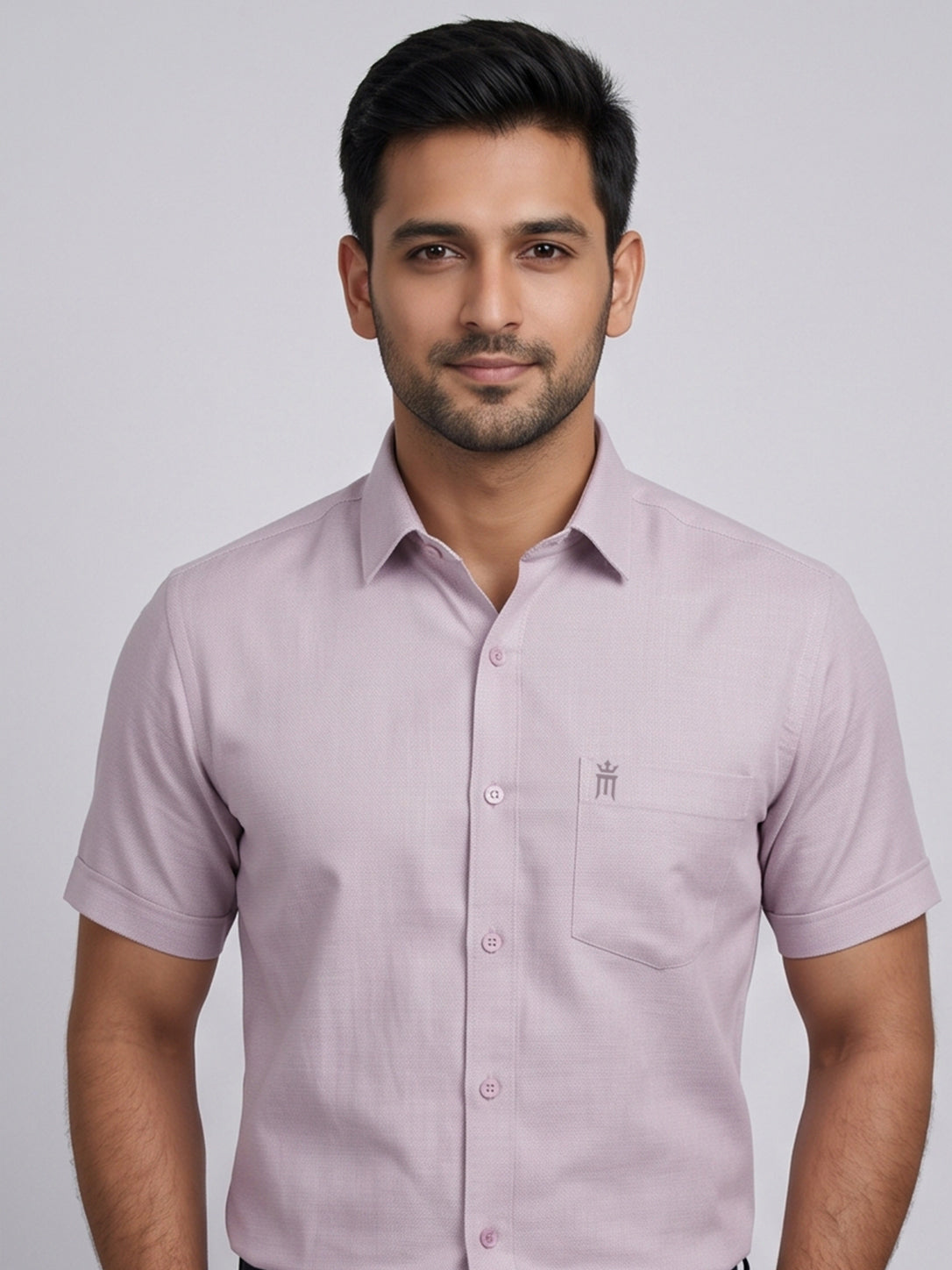 MCR Men Formal Colour Shirt - Dusty rose 82506 Hydrogen