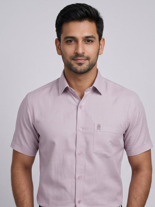 MCR Men Formal Colour Shirt - Dusty rose 82506 Hydrogen