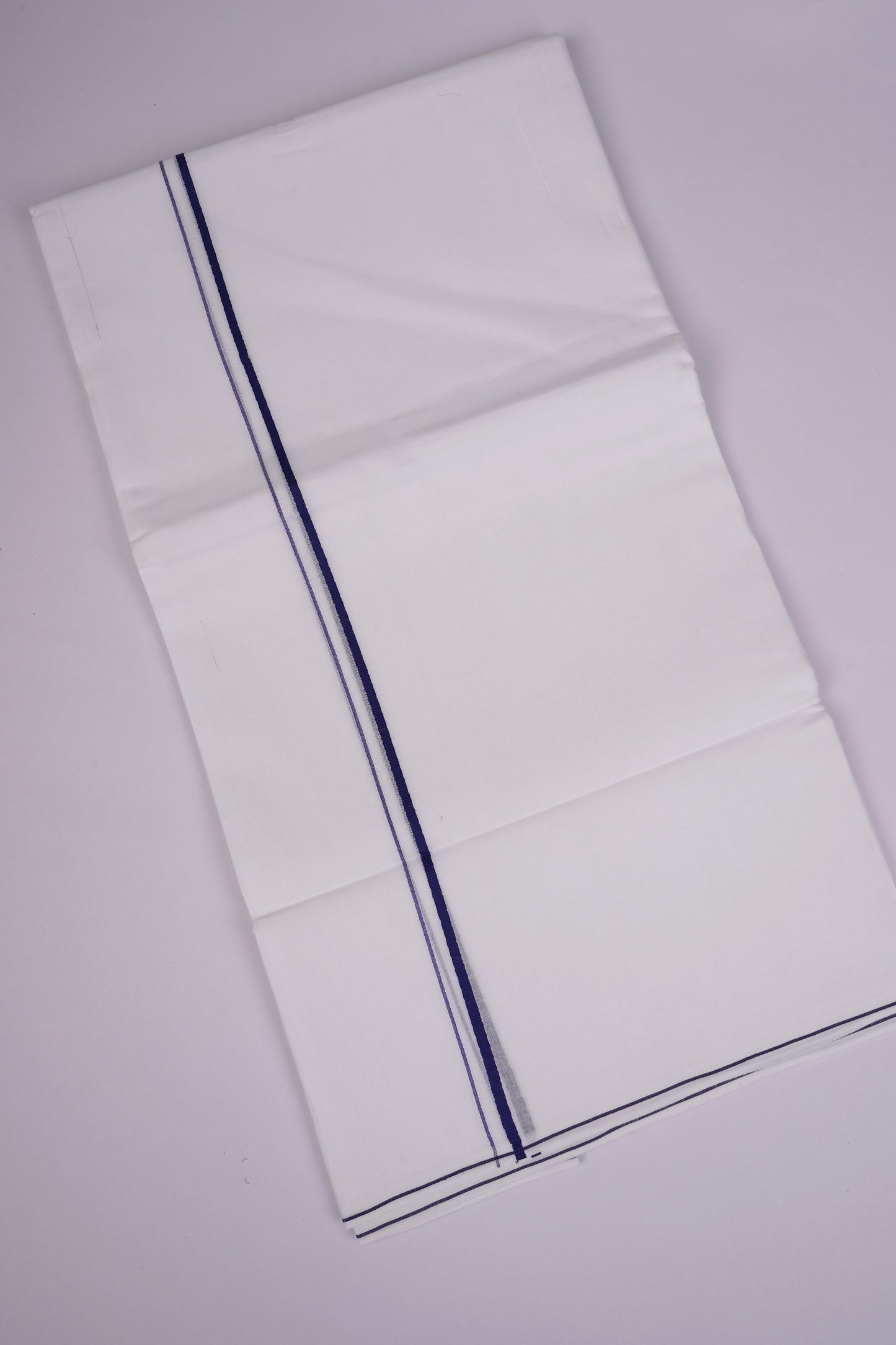 SD-16 W/D DHOTI  4.00 MTR-Blue