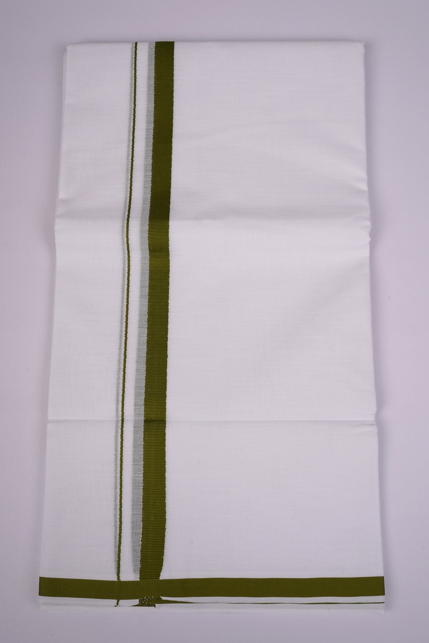HD-25 W/D DHOTI  3.80 MTR-Dark Green