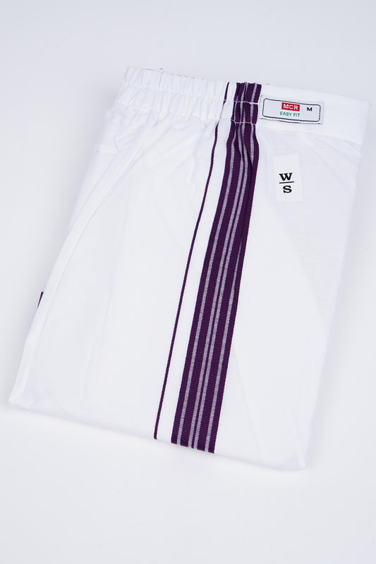 Easy Fit Fancy W/S Dhoti - Dark Violet