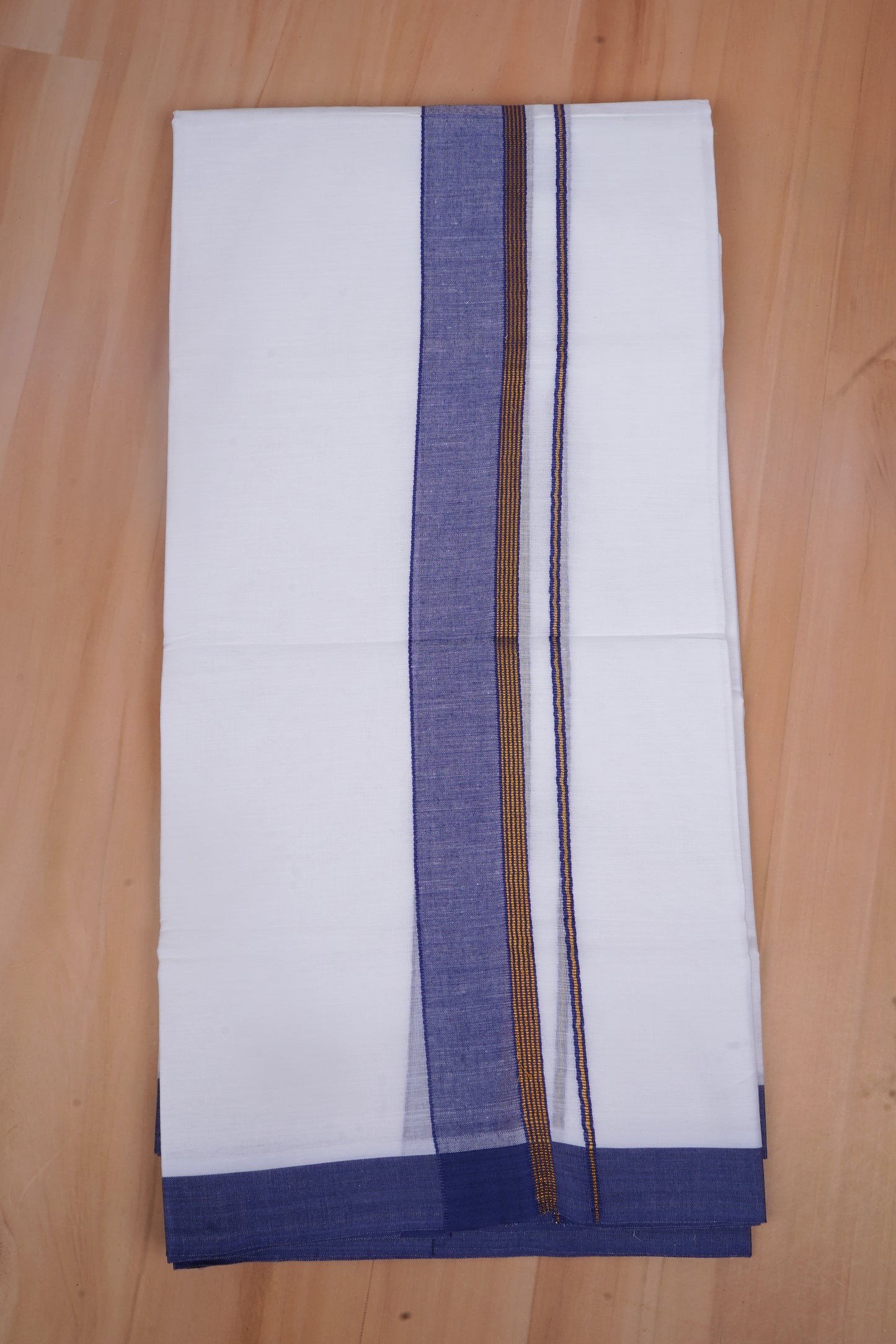 FCD-524 W/D DHOTI 3.80 MTR-Blue