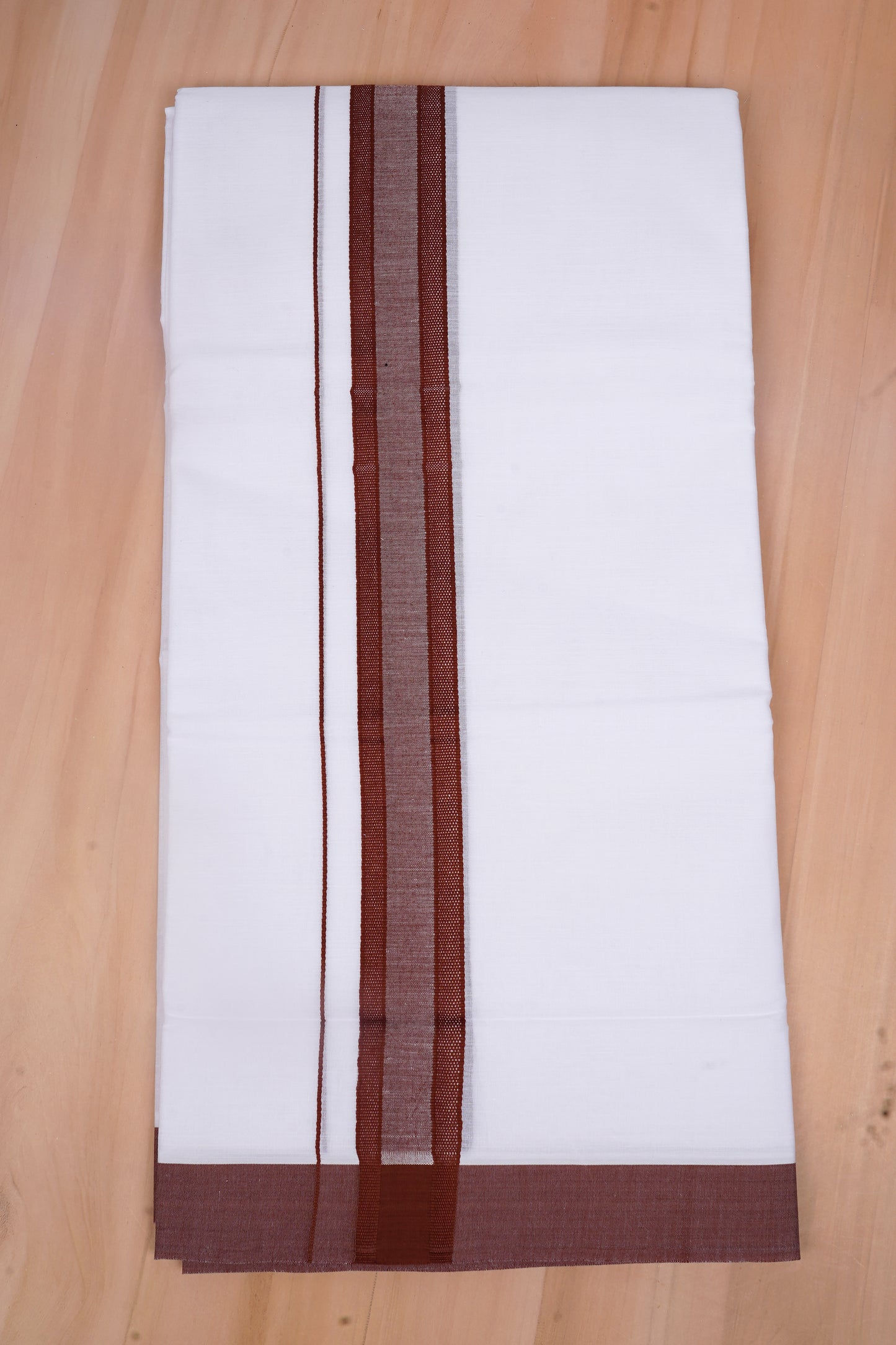 FCD-391 W/D DHOTI 3.80 MTR- Brown