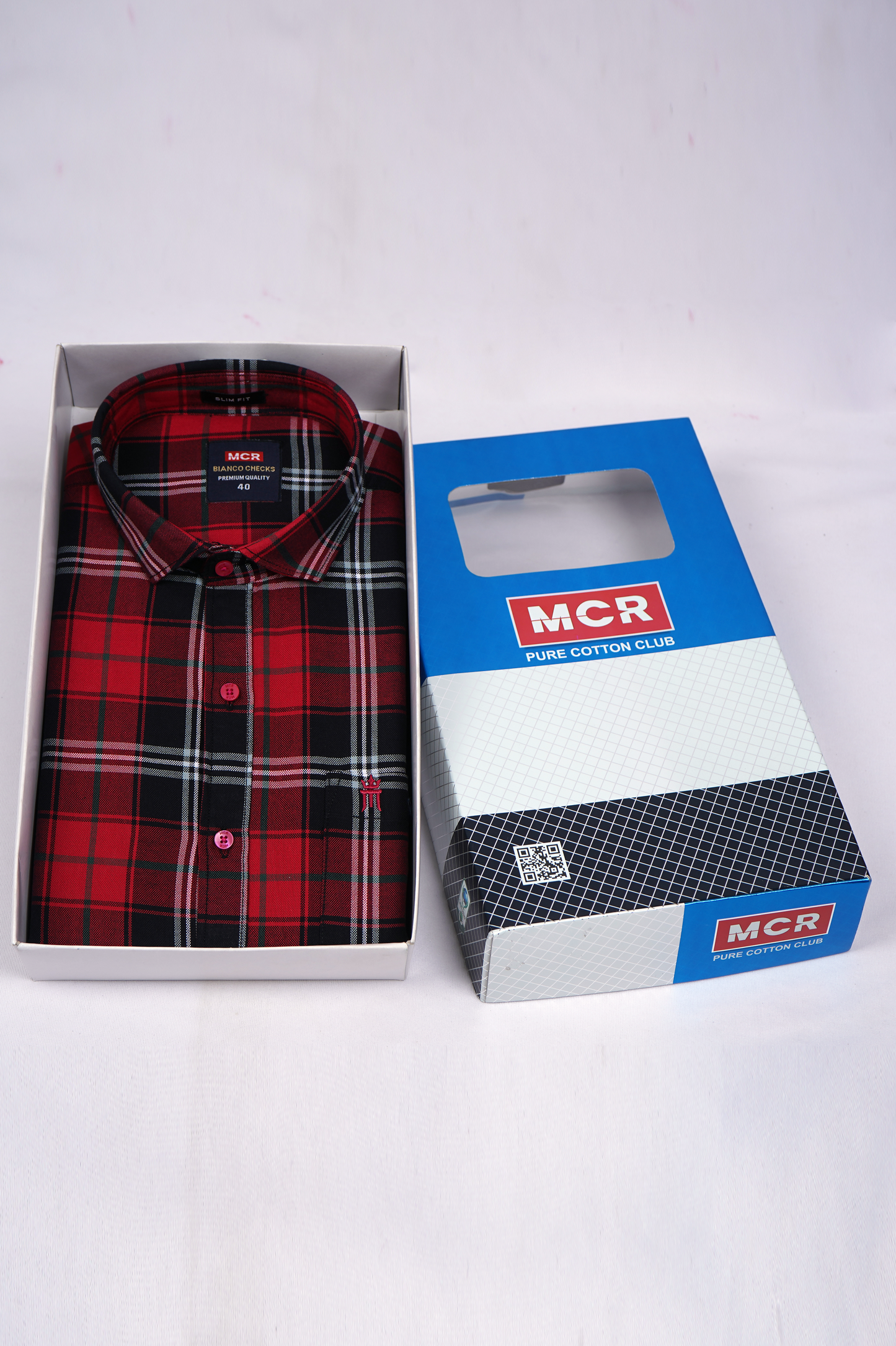 MCR BIANCO CHECKS 91016 Full Sleeve Formal Color Shirt For Men