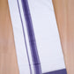 FCD-422 W/D DHOTI 3.80 MTR- Blue