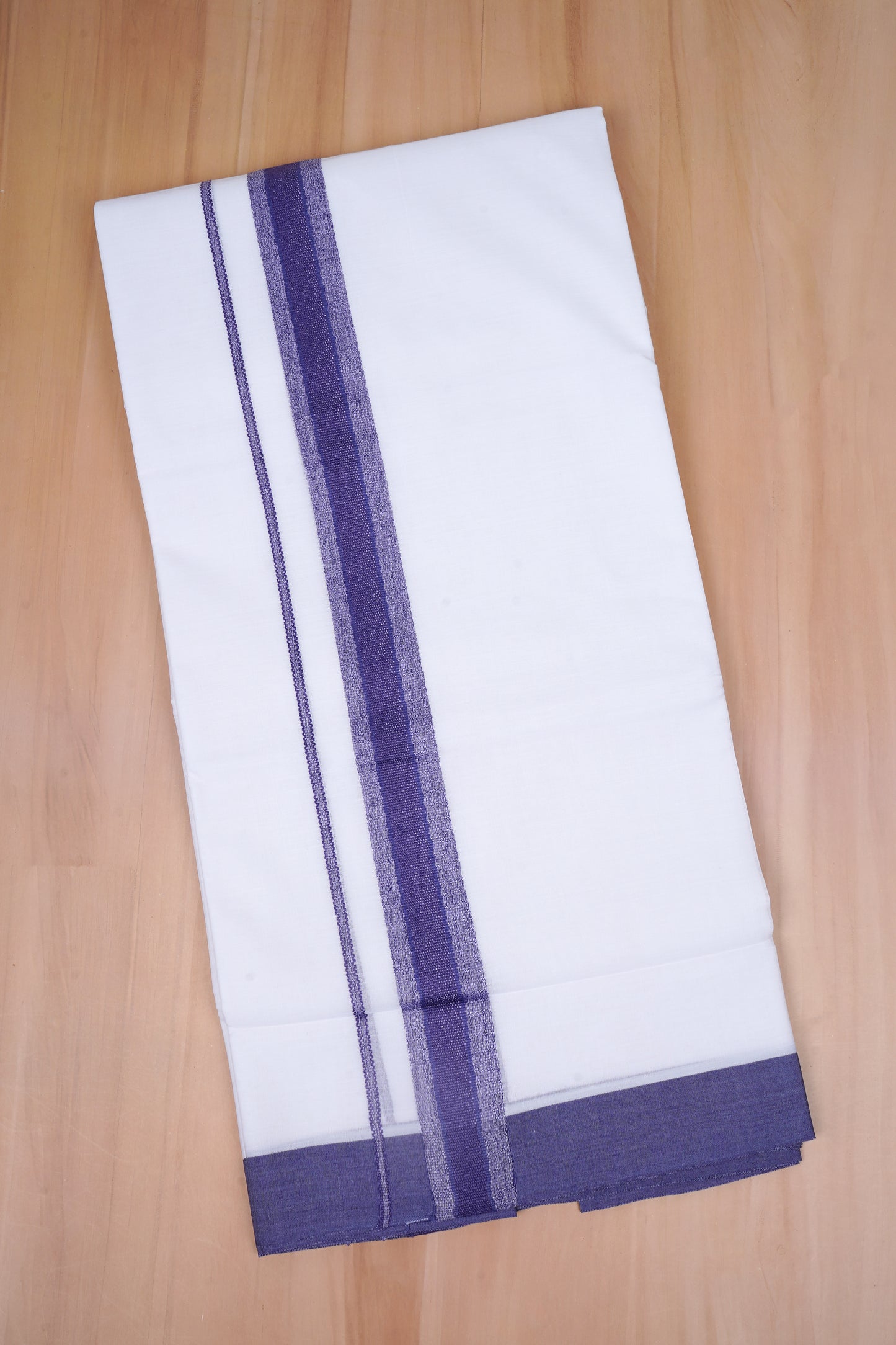 FCD-422 W/D DHOTI 3.80 MTR- Blue