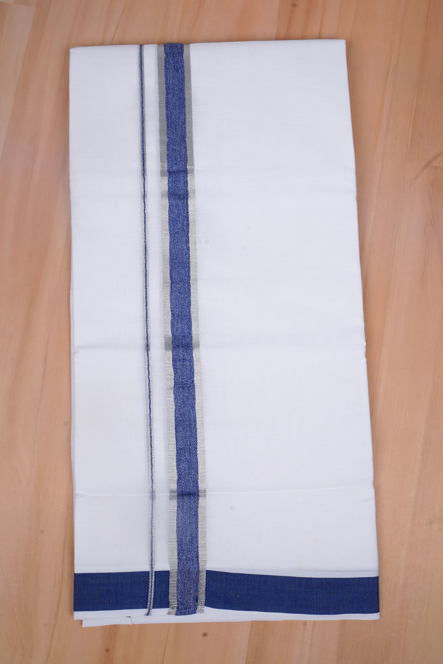 FCD-505 W/D DHOTI 3.80 MTR-Navy Blue