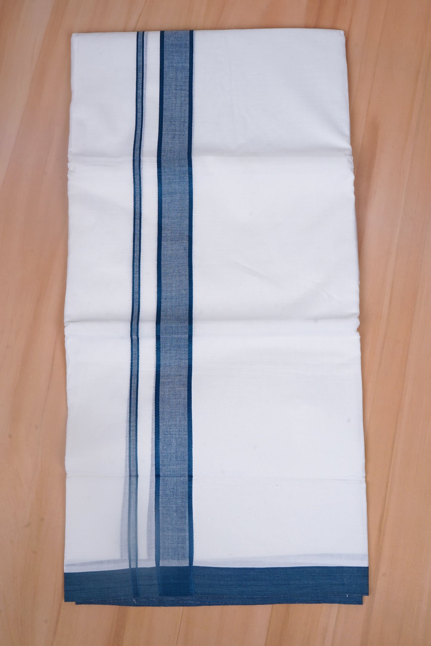 FCD-69 W/D DHOTI 3.80 MTR- Blue