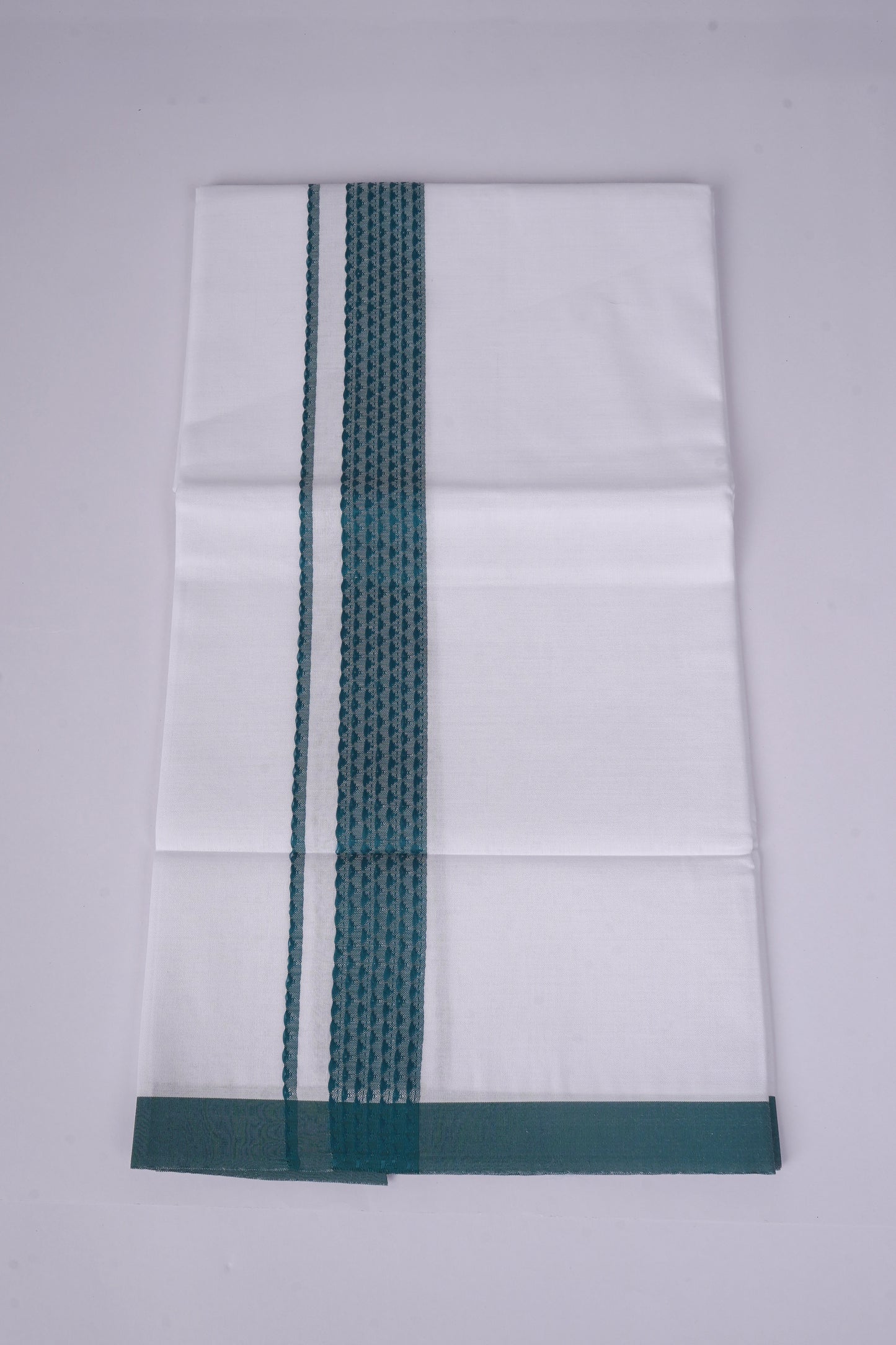 FS-136 W/S DHOTI  2.00 MTR - Dark Green