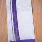 FCD-606 W/D DHOTI 3.80 MTR -  Blue