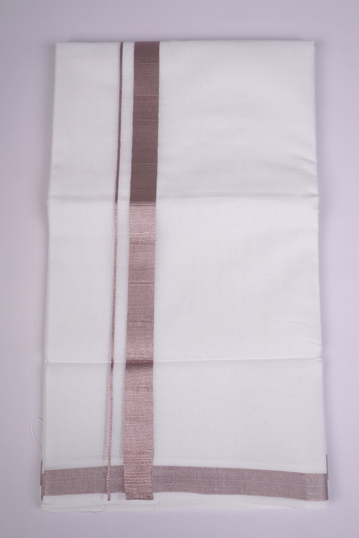 450 RGD-01 WHITE DOUBLE DHOTI  4.50 MTR