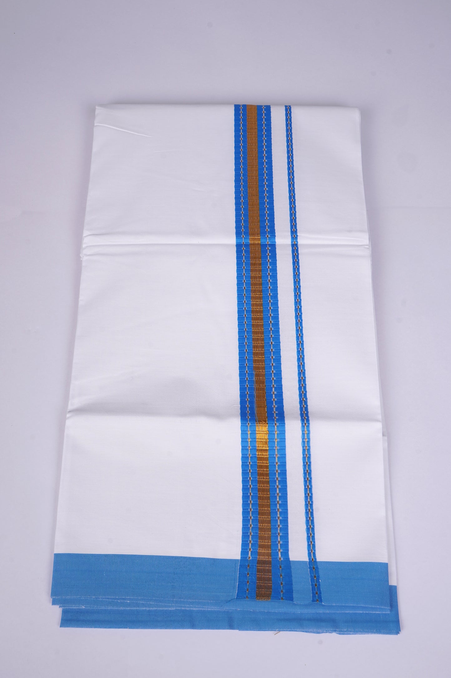 FS-108 W/S DHOTI  2.00 MTR - Blue